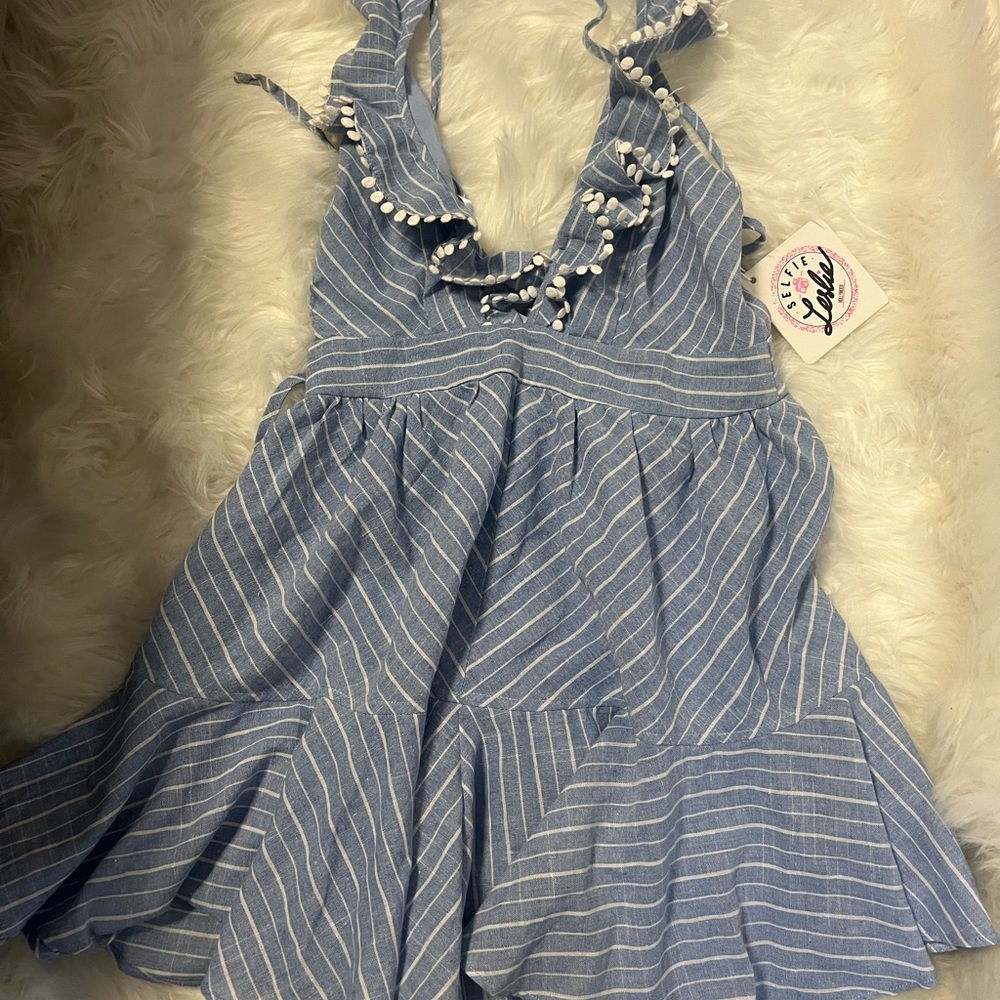 NWT short halter romper